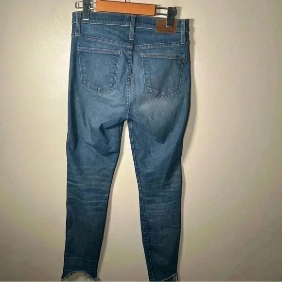 Madewell 10"  High-Rise Skinny Jeans in Brockton Wash 27 - Picture 7 of 7